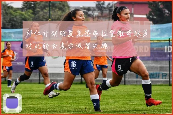 拜仁计划明夏免签弗拉霍维奇球员对此转会表示浓厚兴趣